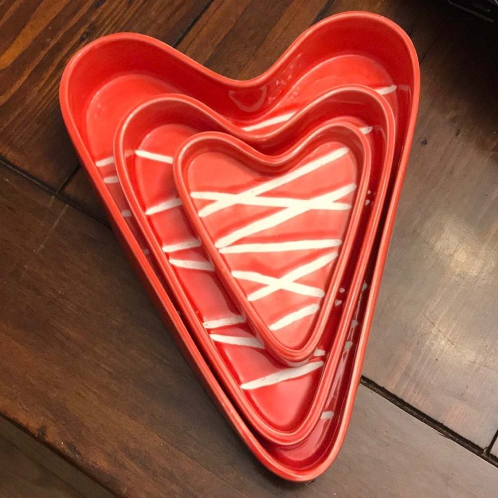 Heart Decorative Plates ❤️